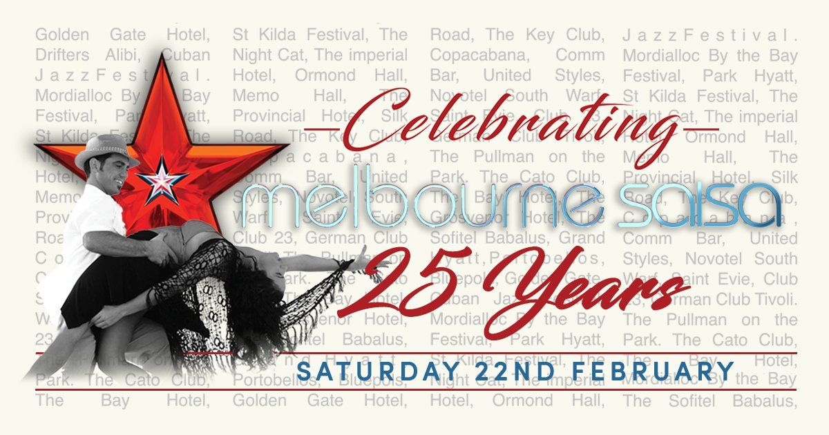 Celebrating 25 years of Melbourne Salsa 