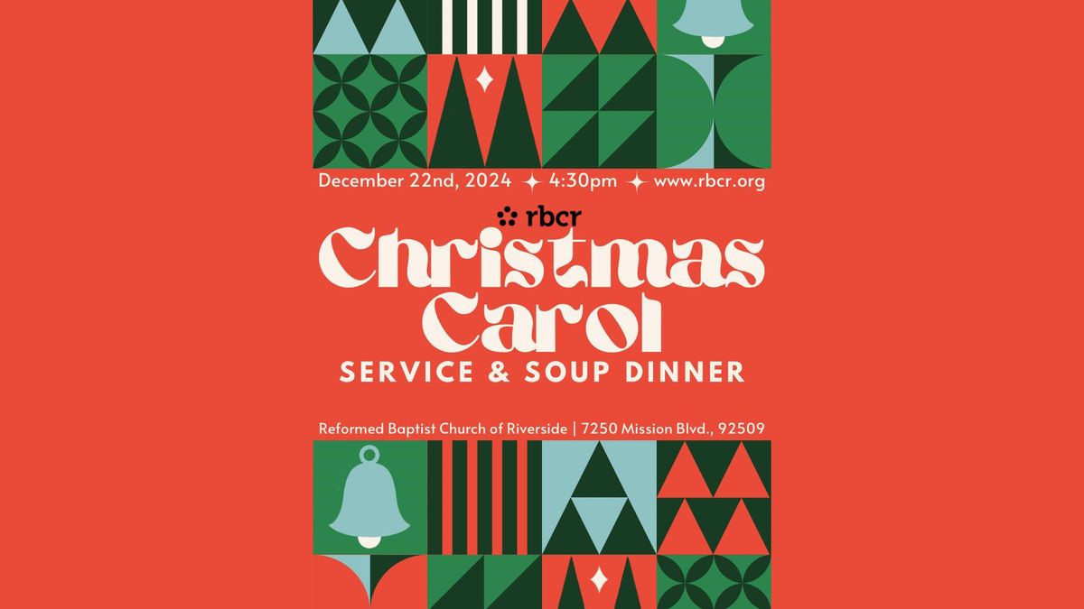 Christmas Carol Service & Soup Dinner