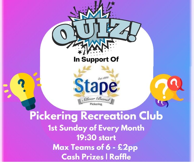 December Quiz Night - Stape Silver Band