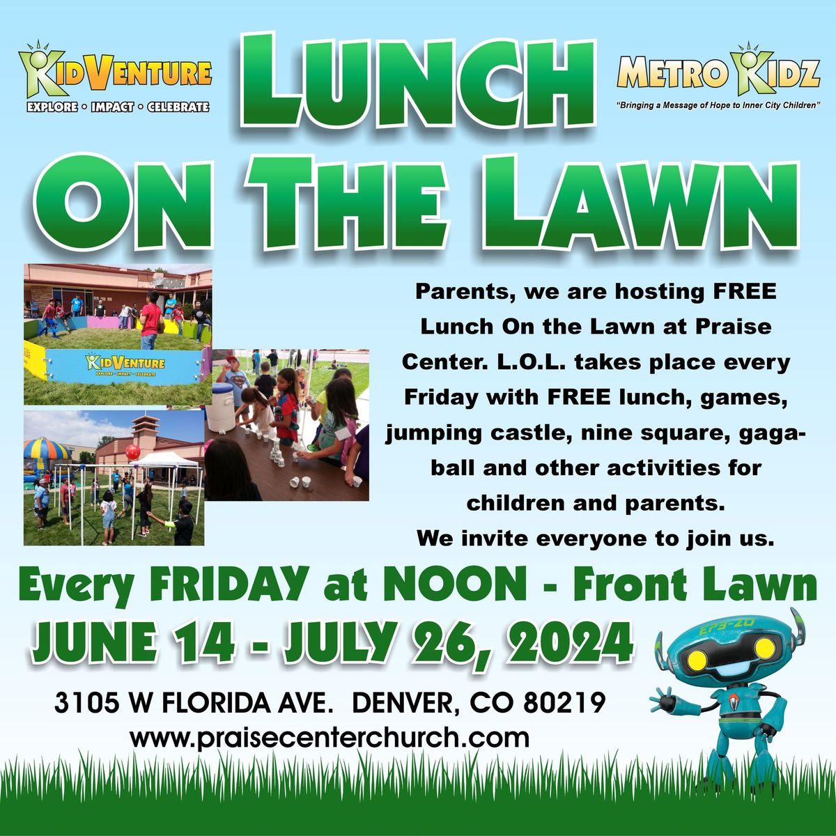 Lunch on the Lawn | Praise Center Church