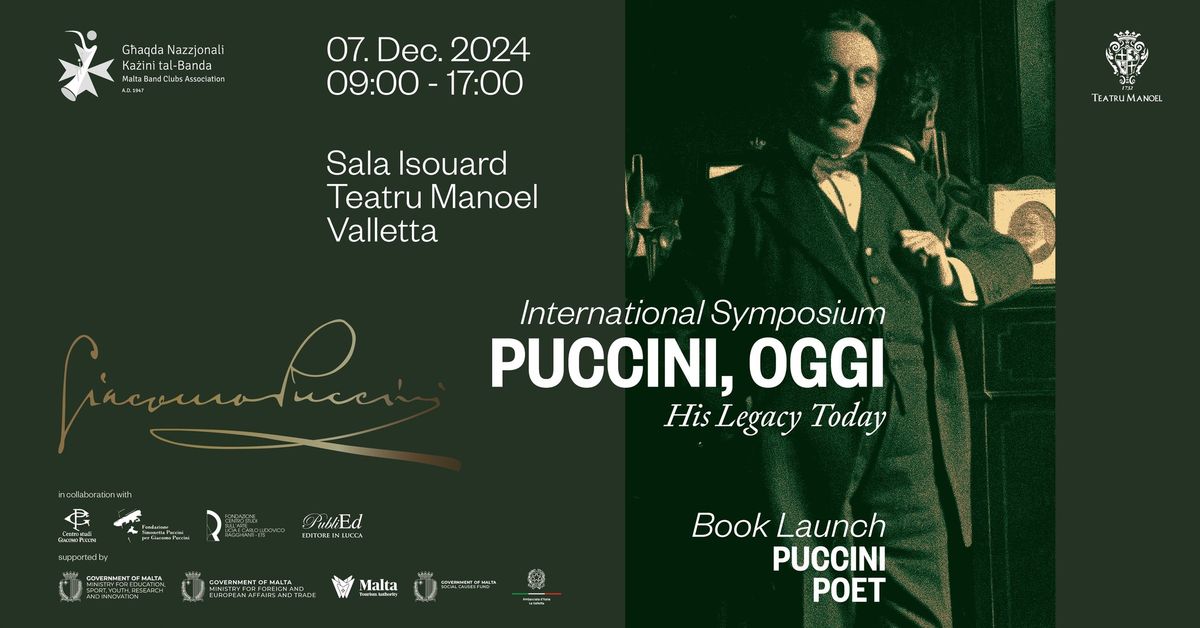 PUCCINI, OGGI: International Symposium & Book Launch