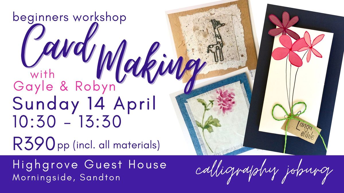 Card Making Workshop - Morningside, Sandton