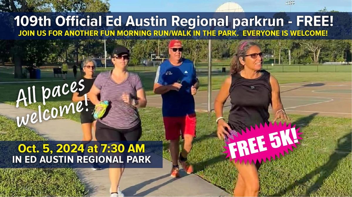 109th Official Ed Austin Regional parkrun (Jacksonville, FL)