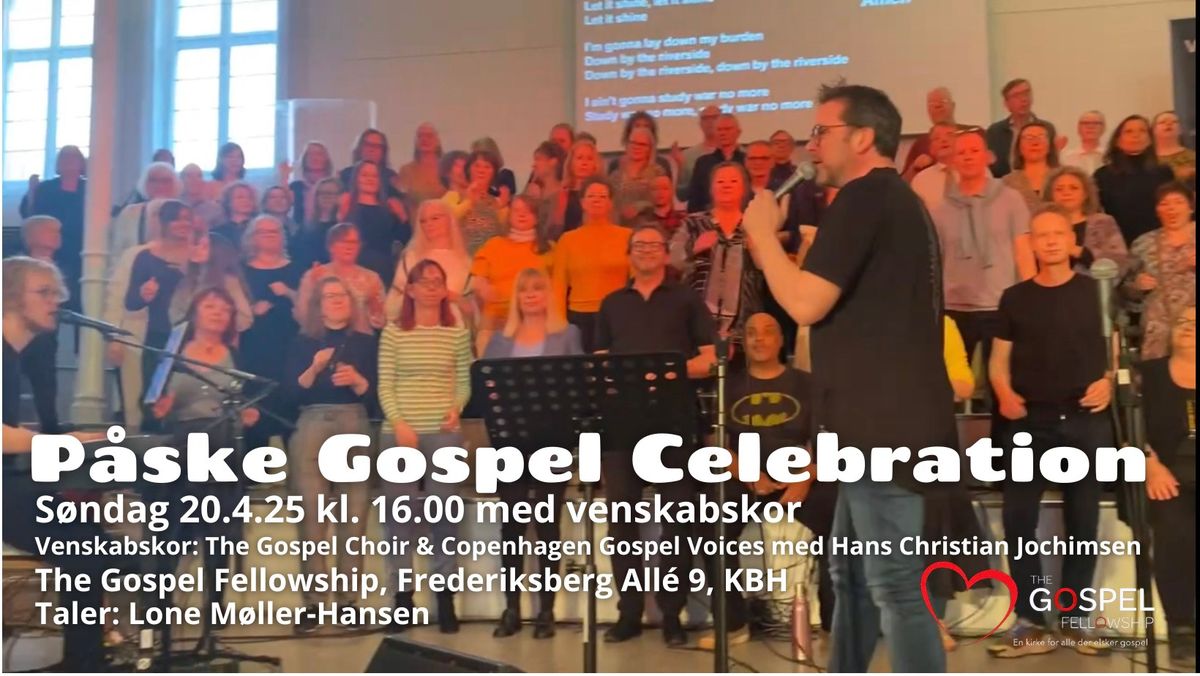 P\u00e5ske Gospel Celebration med venskabskor