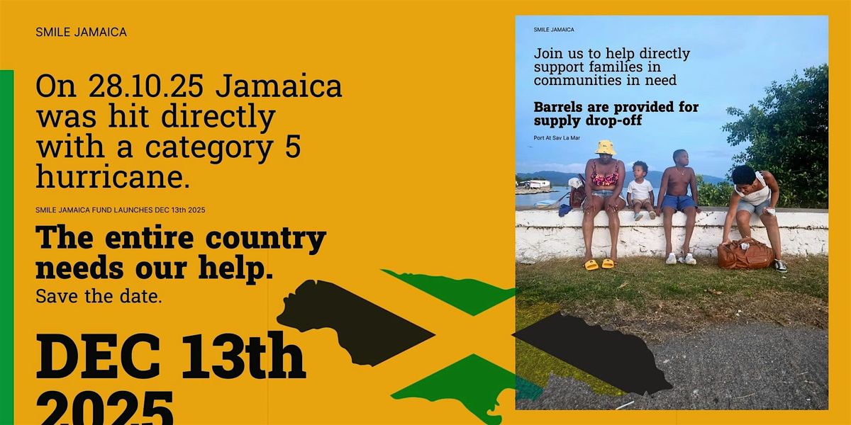 Smile Jamaica Art show case