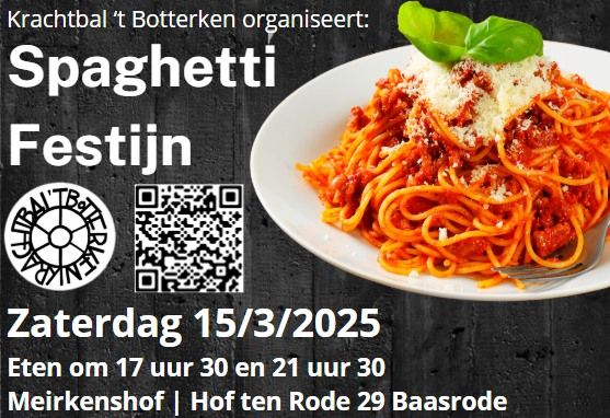 Spaghetti Festijn Krachtbal 't Botterken