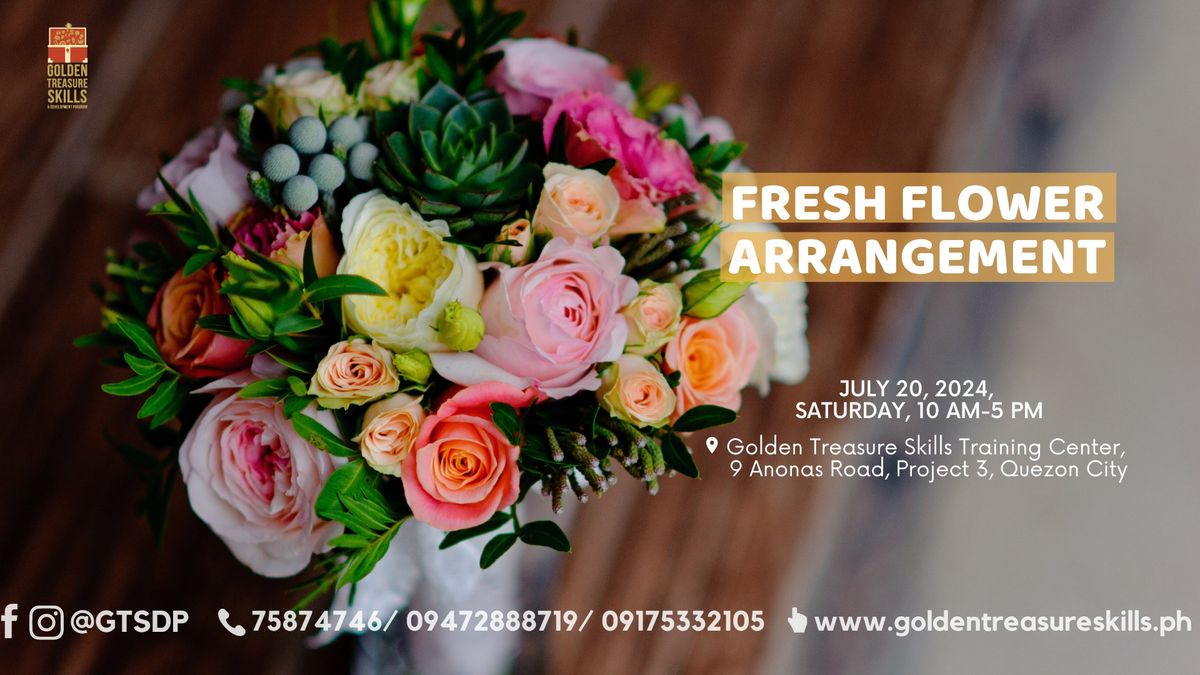 Fresh Flower Arrangement Seminar