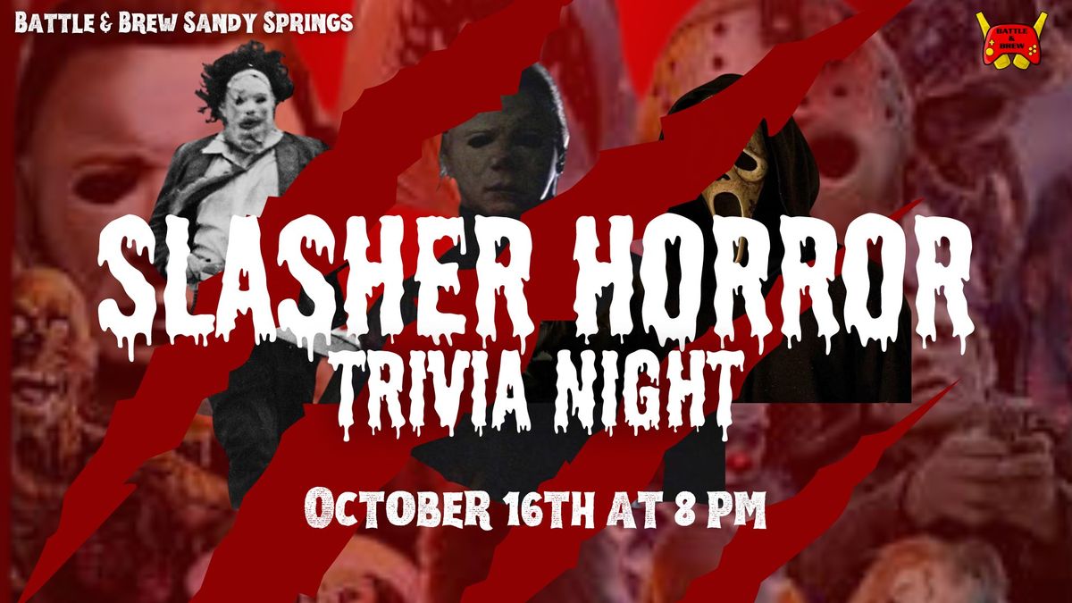 Slasher\/Horror Trivia Night