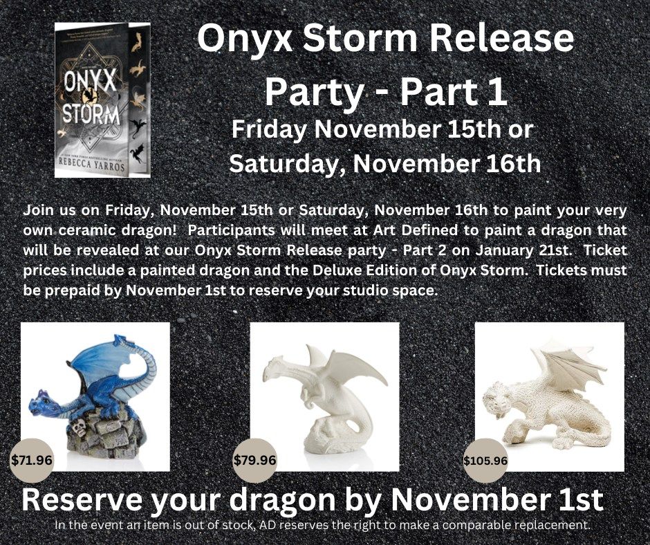 Onyx Storm Release Party - Part 1