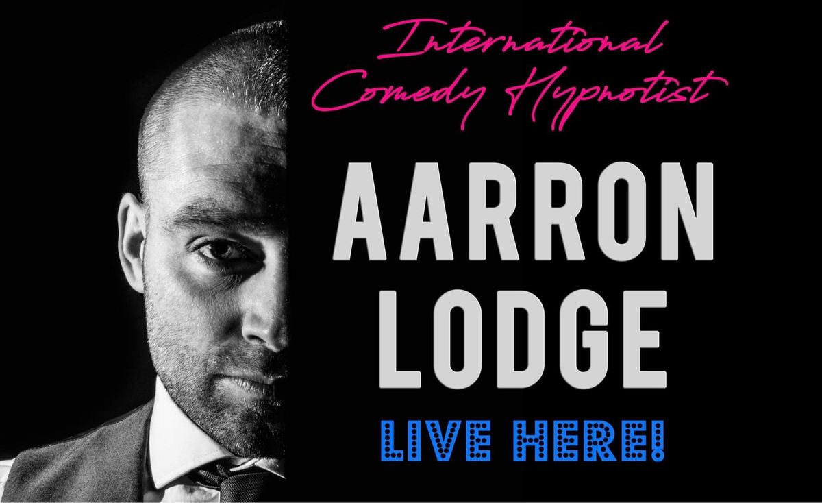 Comedy hypnotist Aarron Lodge.