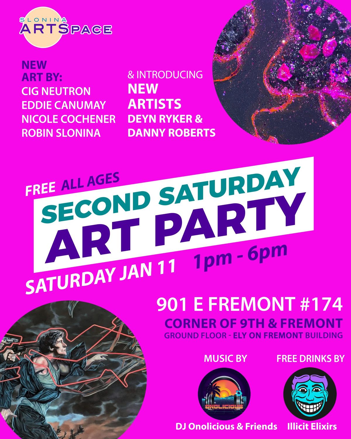 JAN 11 Second Saturday Art Party