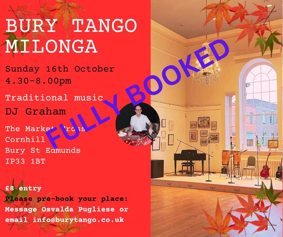 Bury Tango milonga at the Market Cross