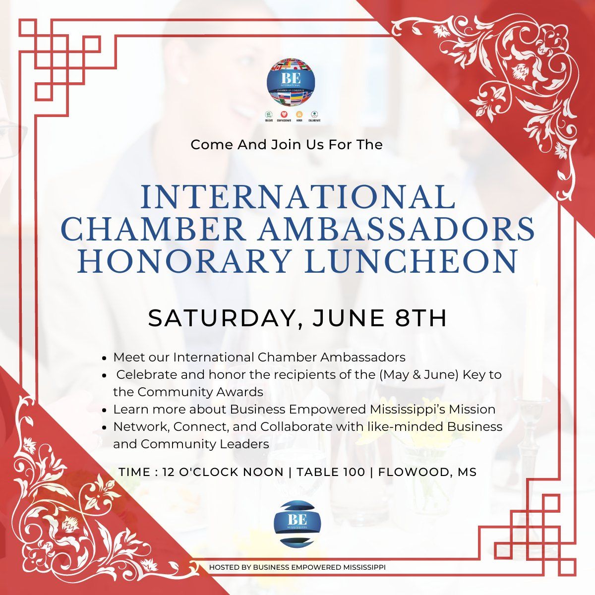 International Chamber Ambassadors Honorary Luncheon