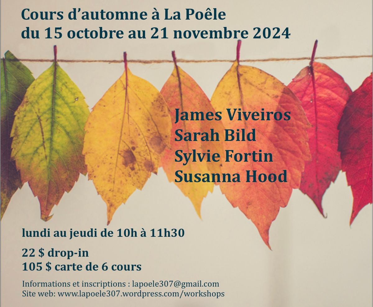 Cours d'automne \u00e0 La Po\u00eale