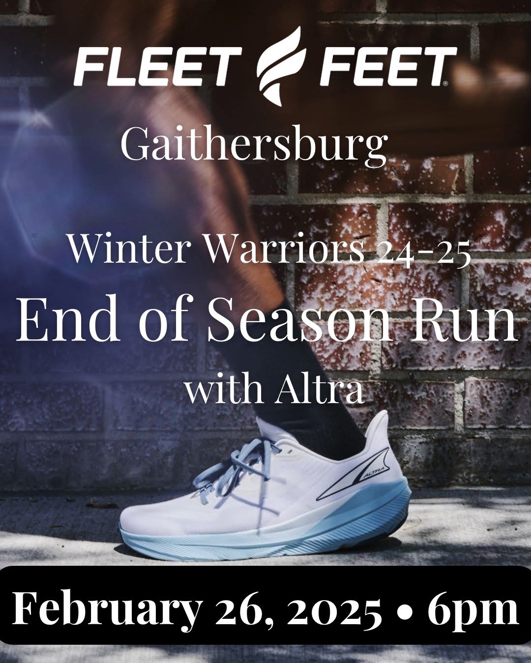 Winter Warriors 24-25 END OF SEASON Run with Altra