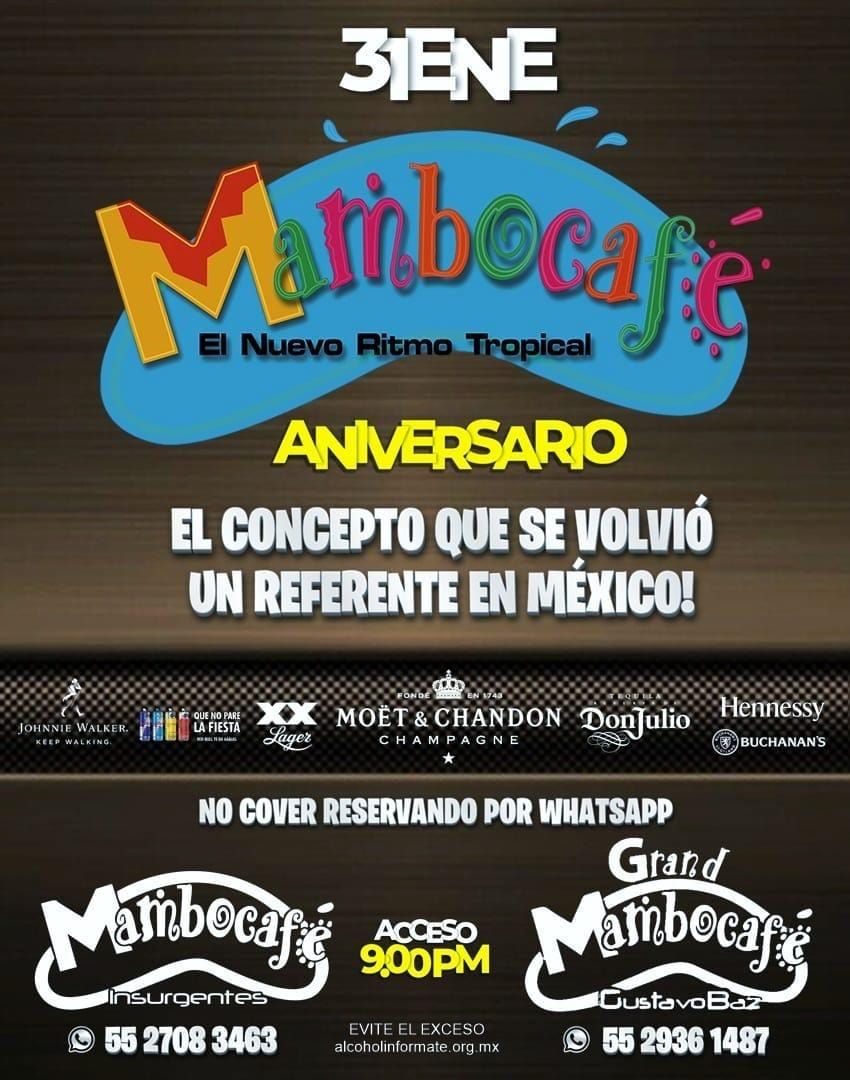 \u00a1MamboCaf\u00e9  Aniversario! \ud83e\udd73