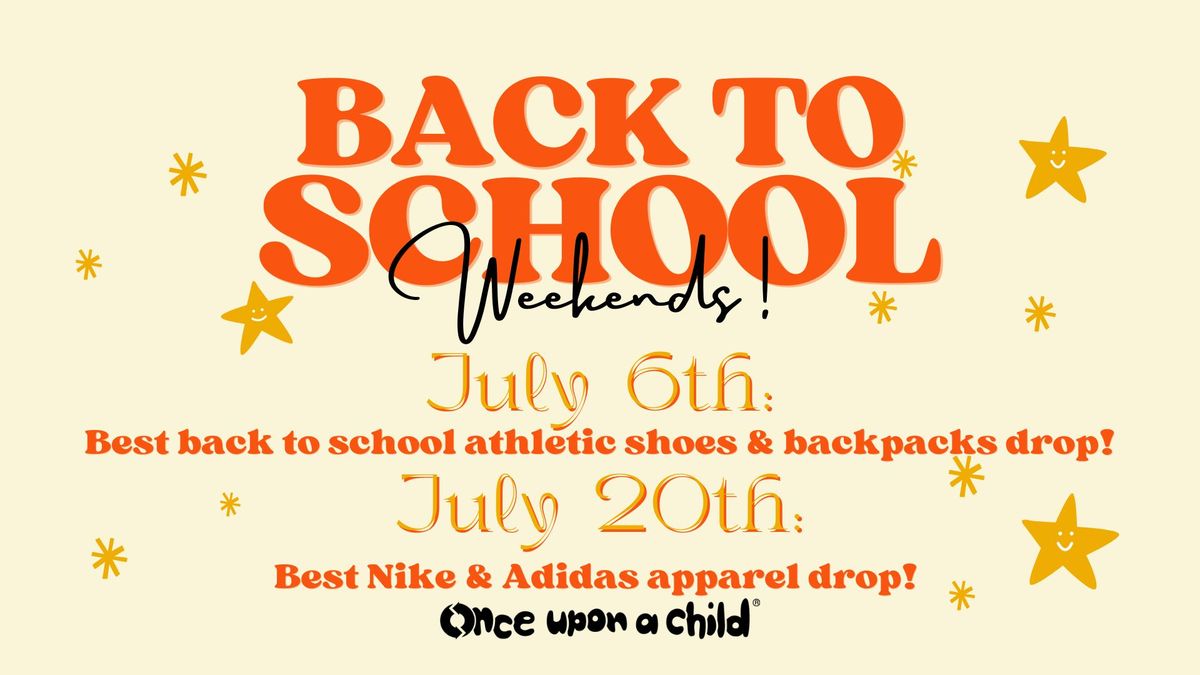 96th St: BACK TO SCHOOL SHOES & BACKPACKS!