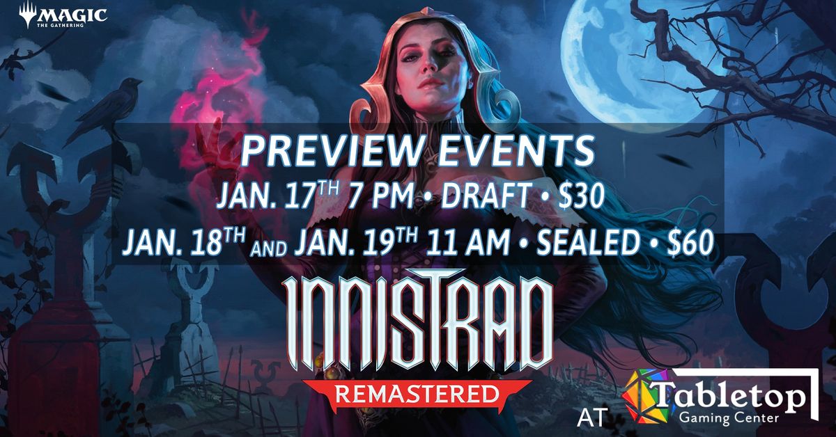 Innistrad Remastered Preview Events