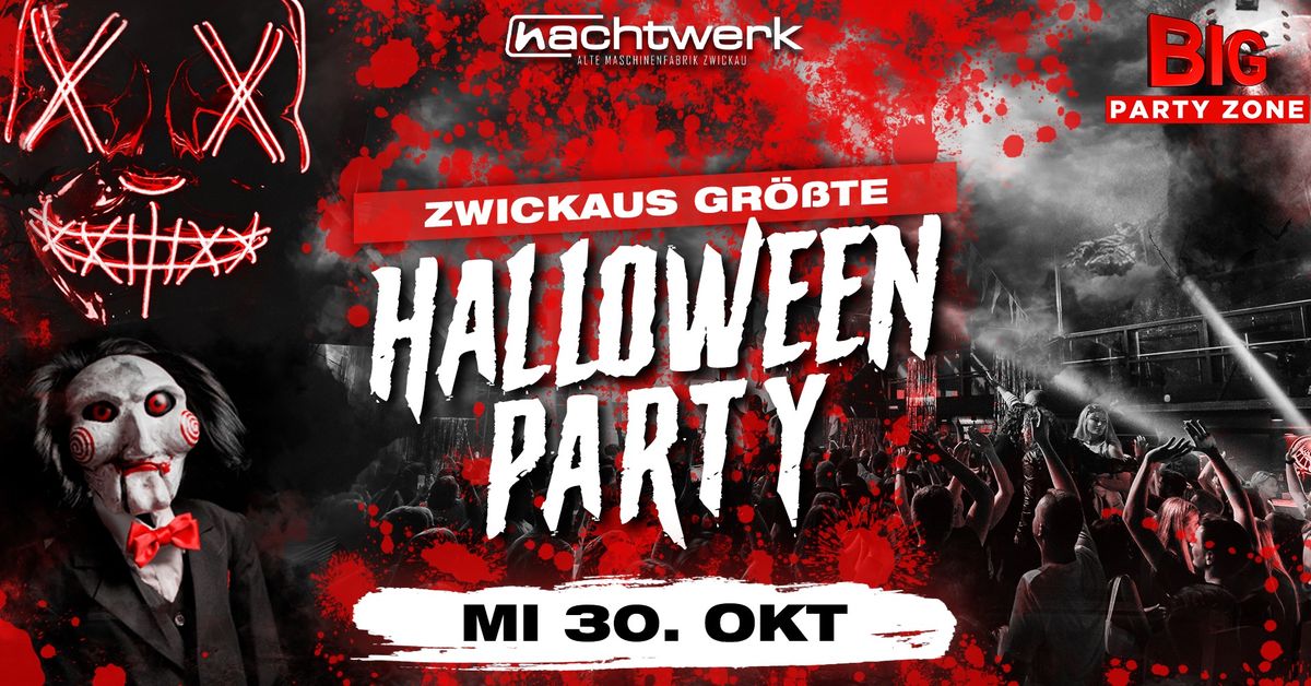 ZWICKAUS GR\u00d6SSTE HALLOWEEN PARTY | Nachtwerk | 30.10