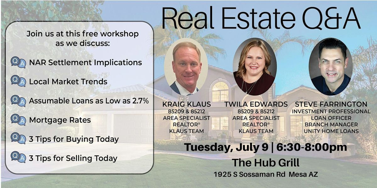 Real Estate Q&A Workshop