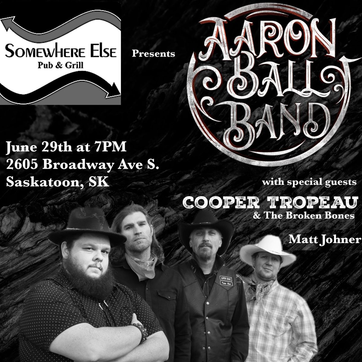 Somewhere Else Pub & Grill presents Aaron Ball Band