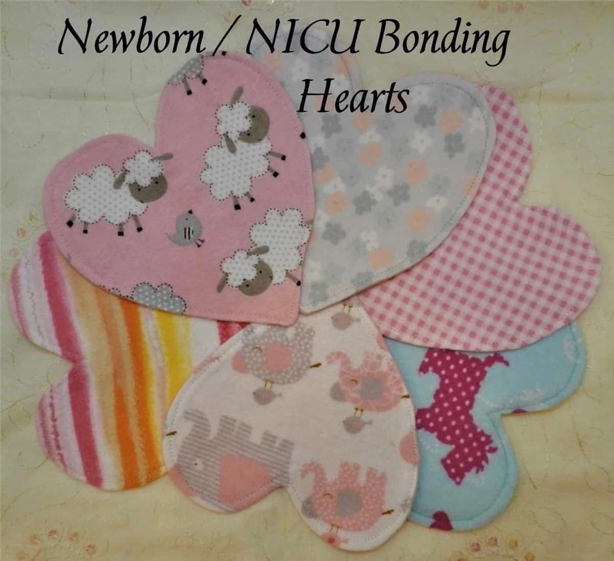 Sewing at Suessie\u2019s: NICU Bonding Hearts