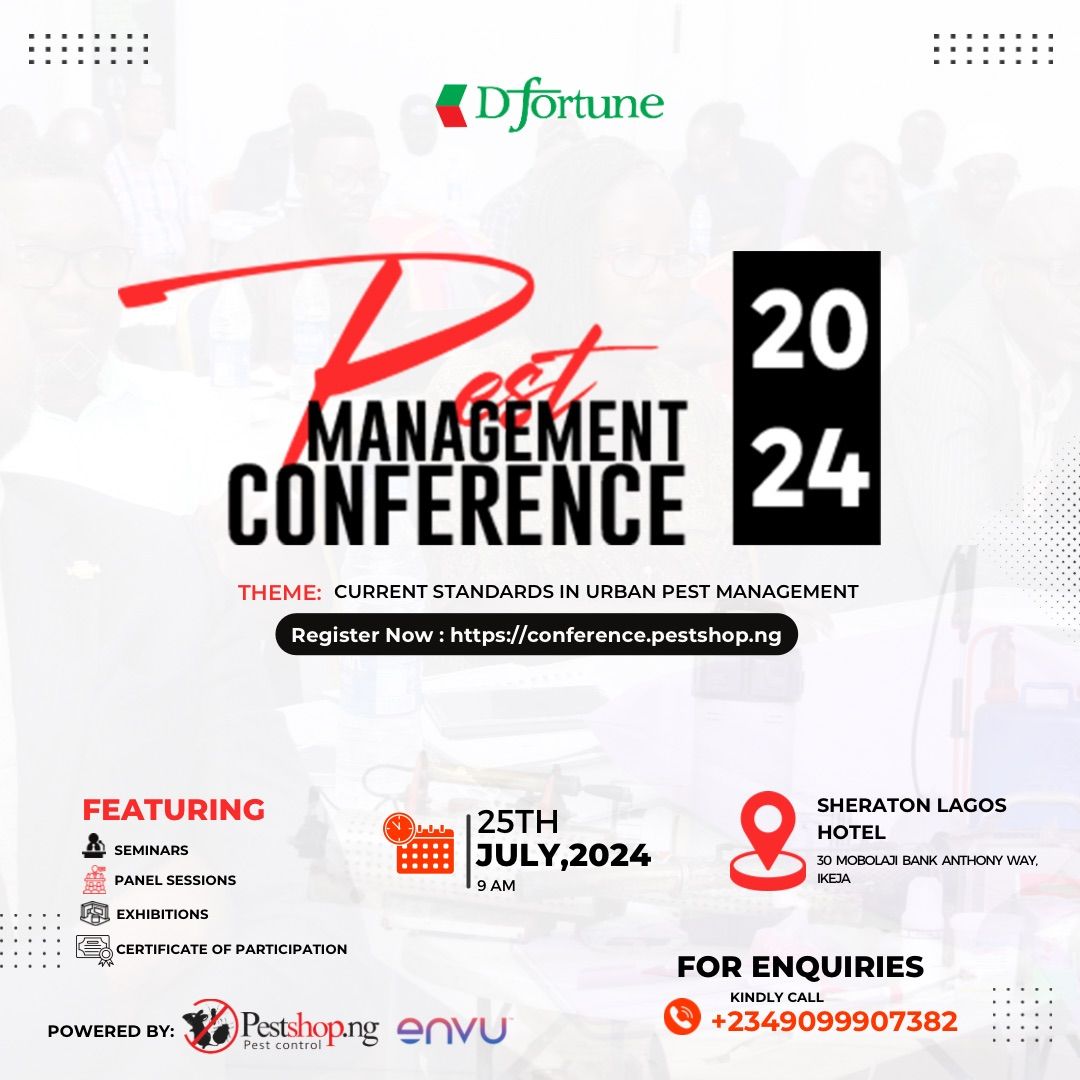 Africa First-ever Pest Management Conference holds in Lagos Sheraton this July