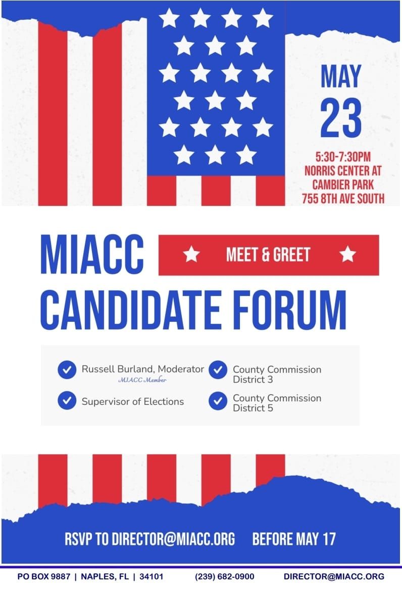 MIACC Candidate Forum and Meet &  Greet