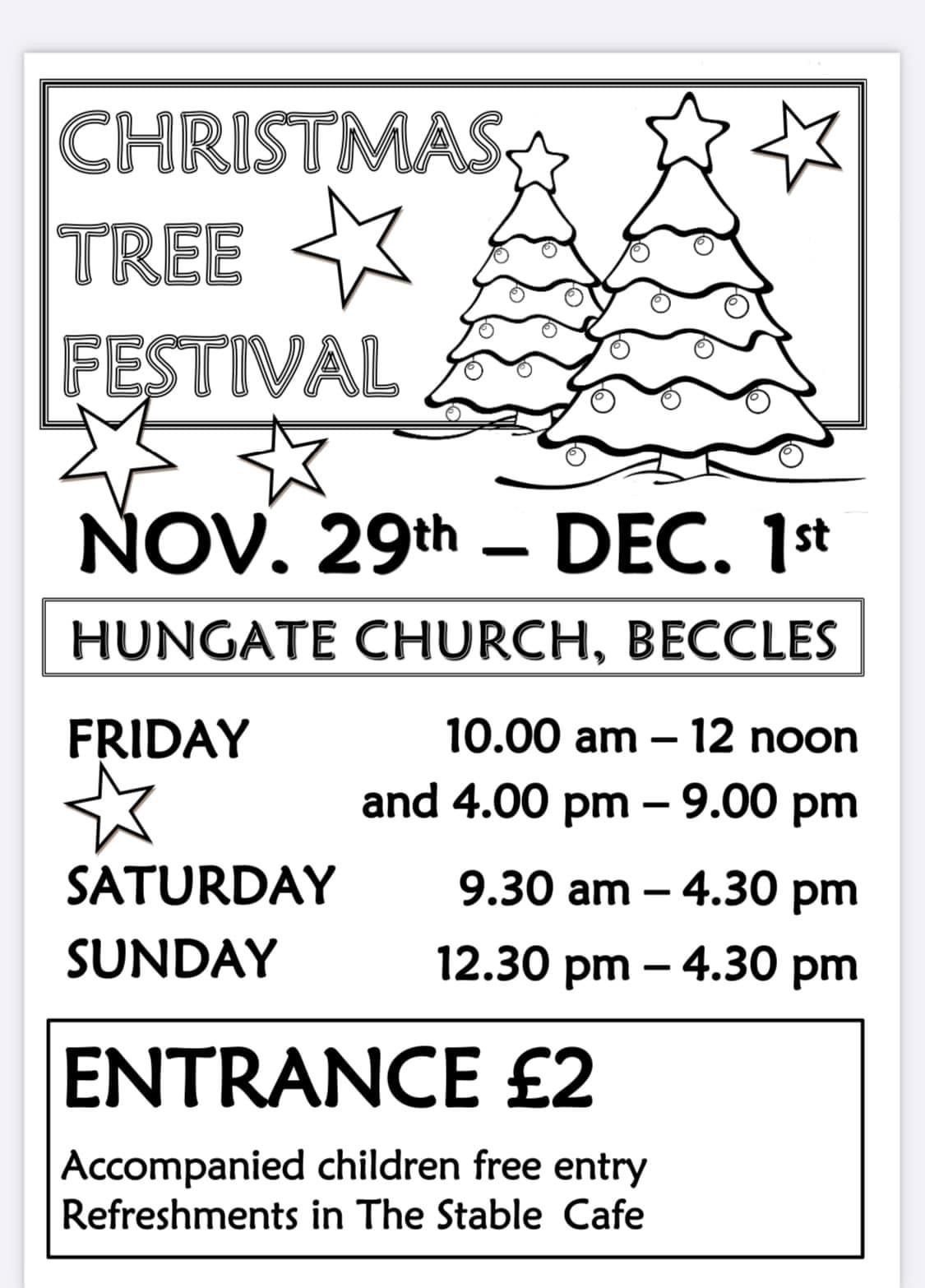 Hungate Christmas Tree Festival *Please refer to details for opening times*