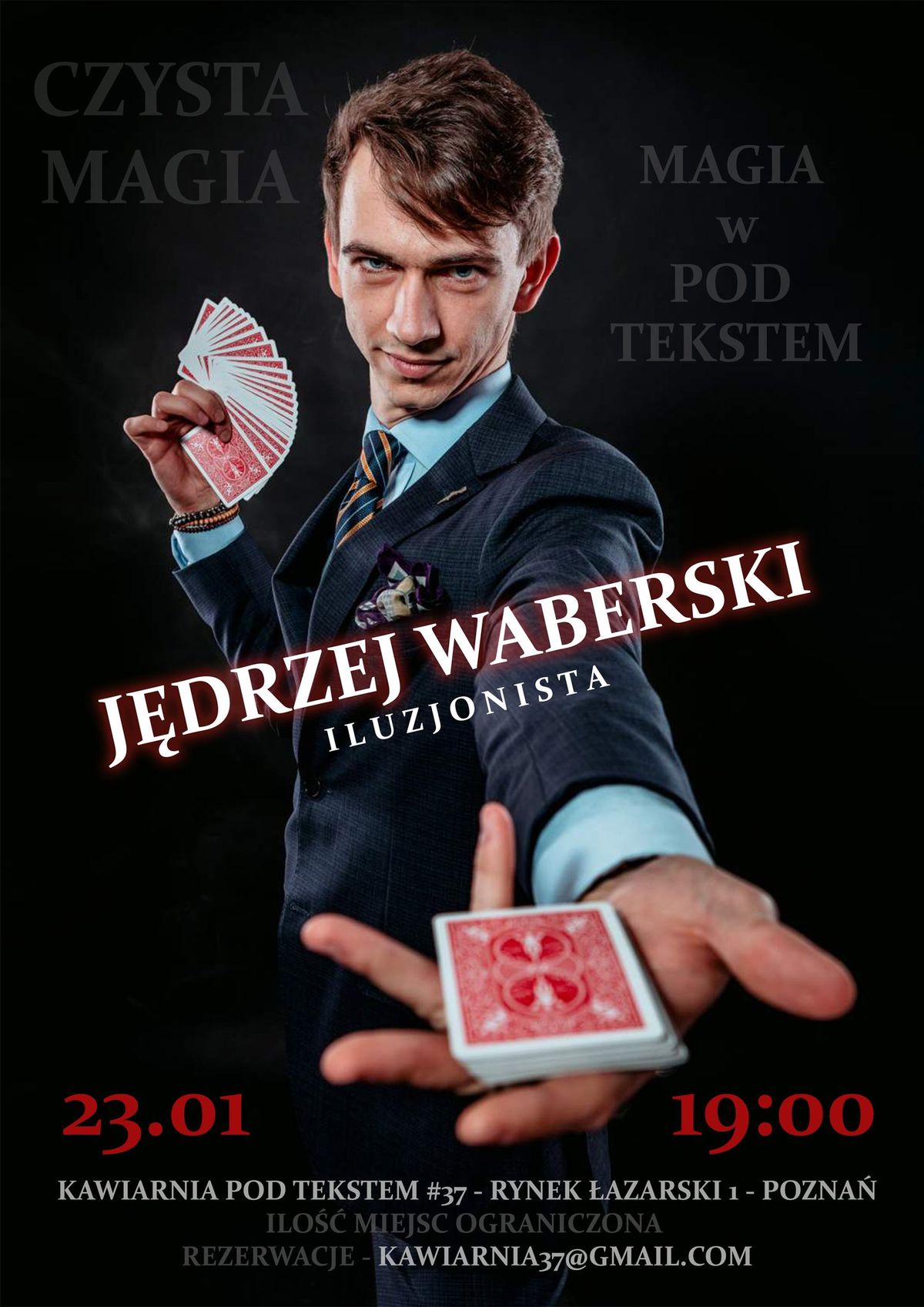 ILUZJONISTA - J\u0119drzej Waberski w Pod Tekstem!