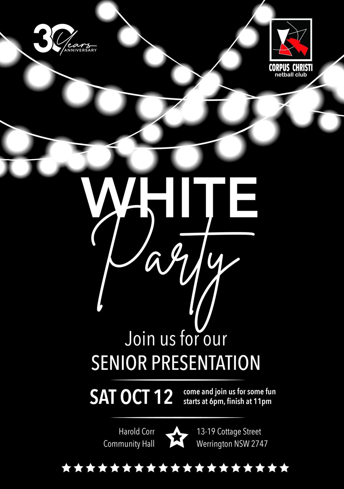 2024 Senior Presentation - White Party