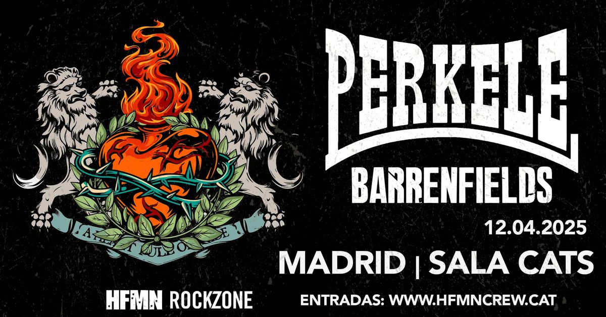 Perkele + Barrenfields (12\/04\/2025) MADRID @ Sala Cats