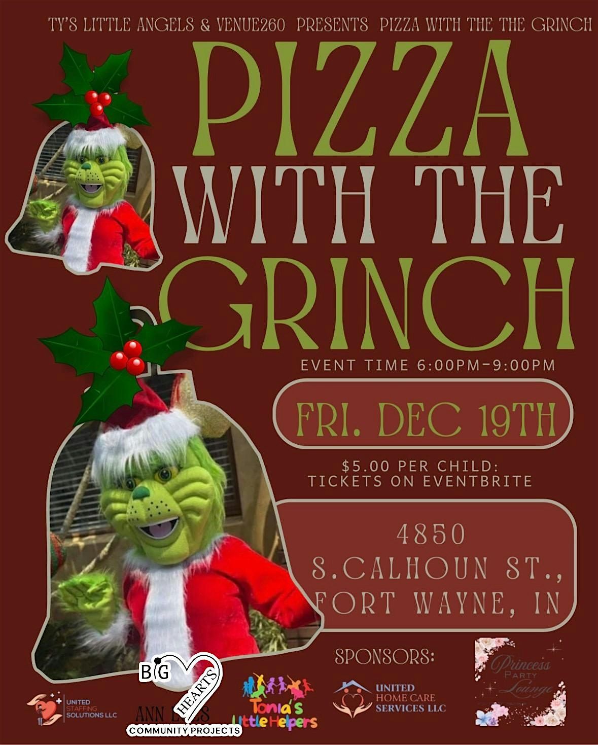 Pizza With The Grinch