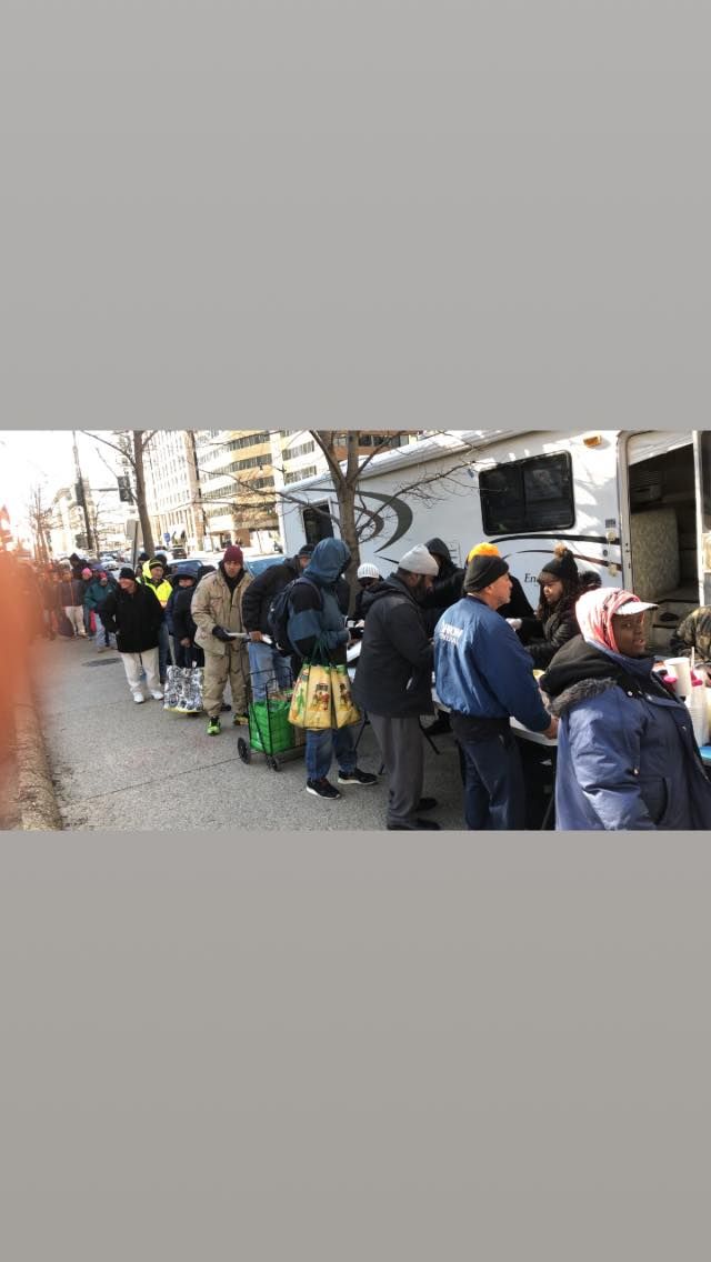 Feeding the Homeless and Needy