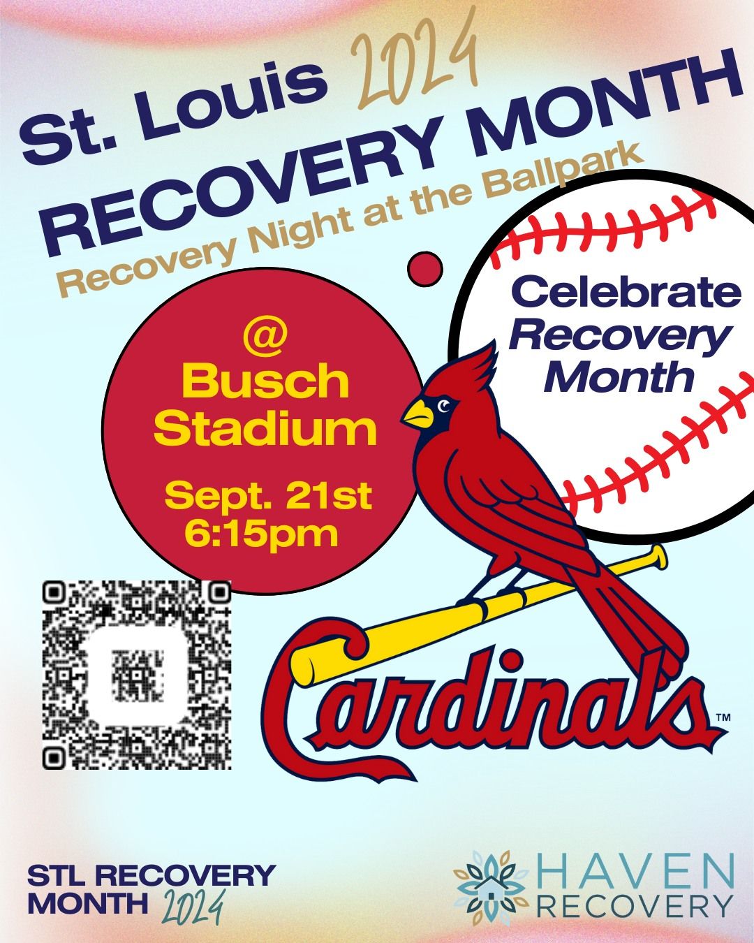 STL Recovery Month: Recovery Night at Busch Stadium!  