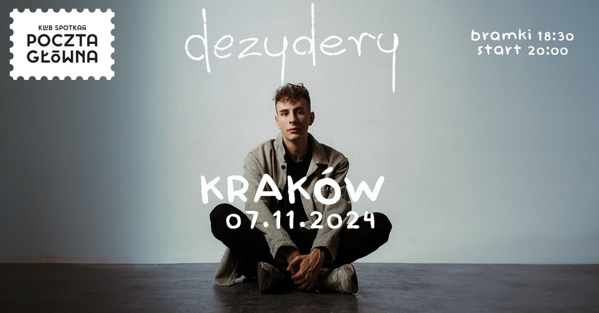 dezydery | KRAK\u00d3W | 07.11 | POCZTA G\u0141\u00d3WNA