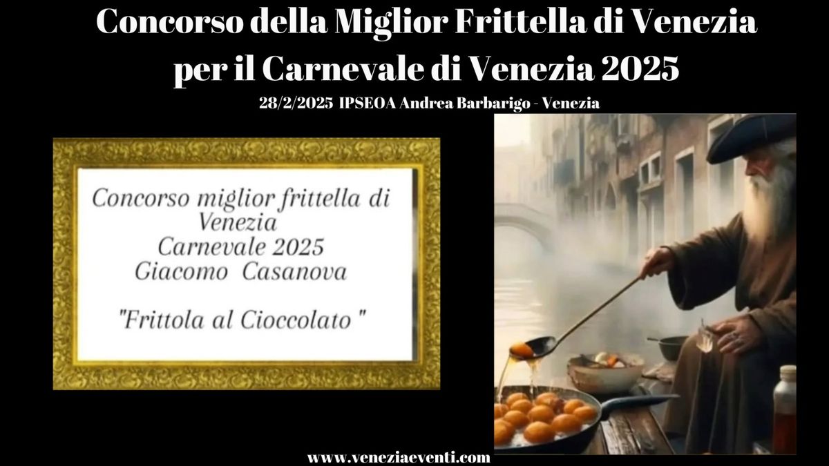 Concorso per la Miglior Frittella di Venezia - Carnevale 2025