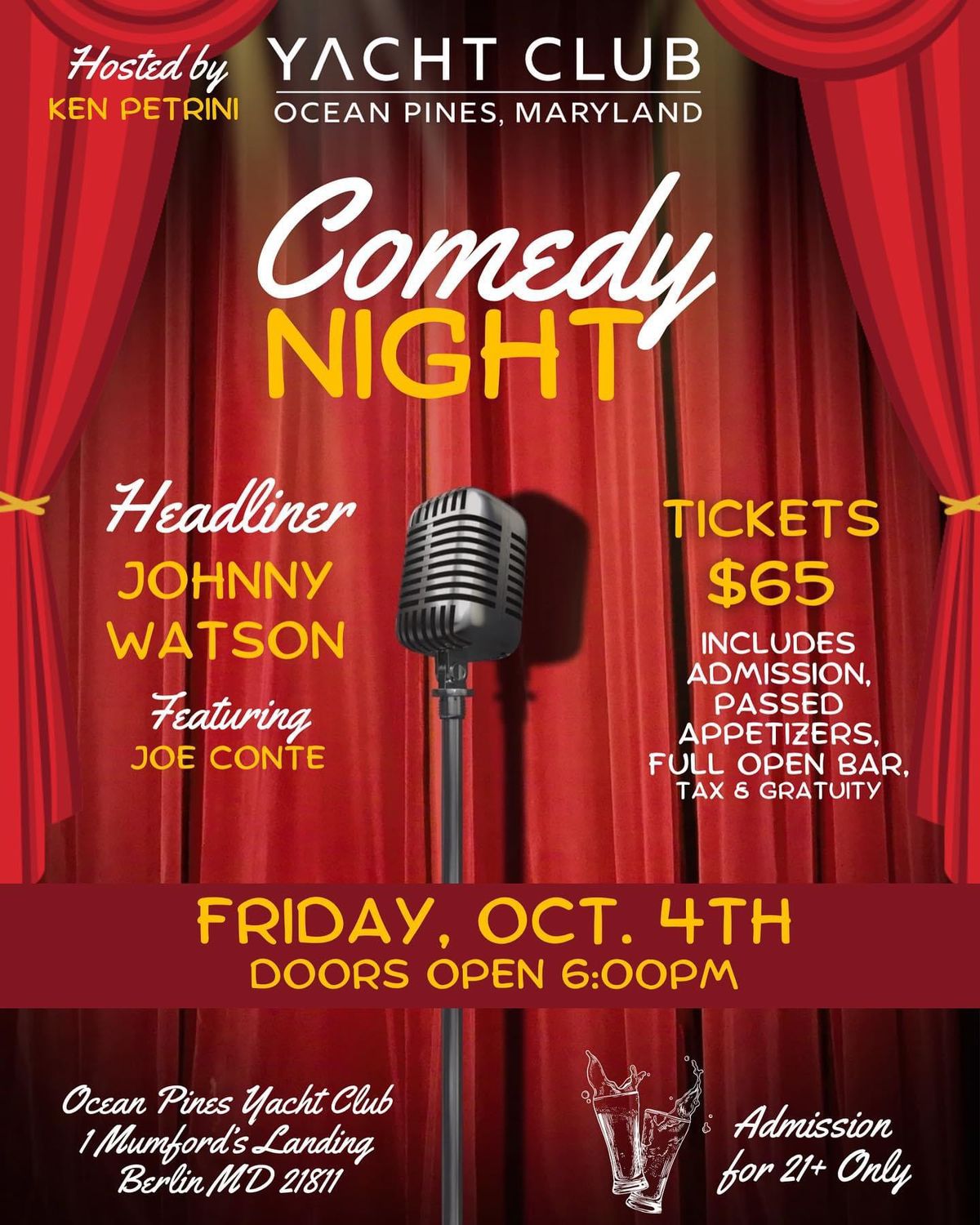 COMEDY NIGHT WITH JOHNNY WATSON 