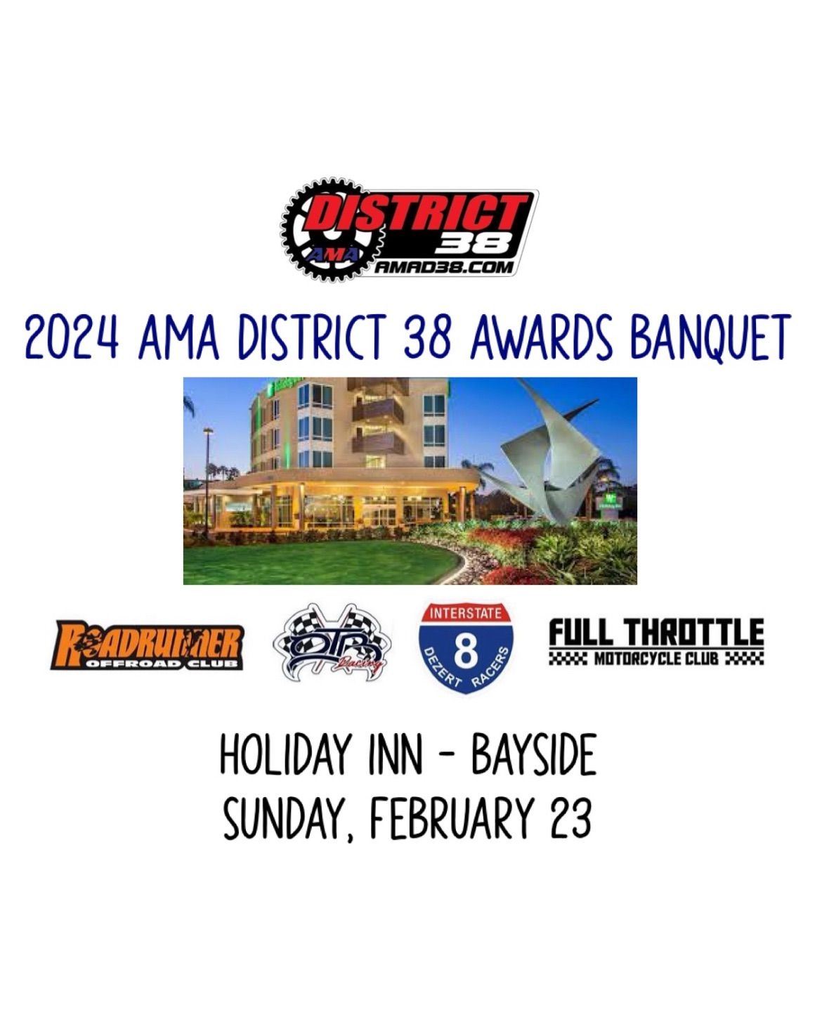 2024 AMA District 38 Awards Banquet (Sunday)