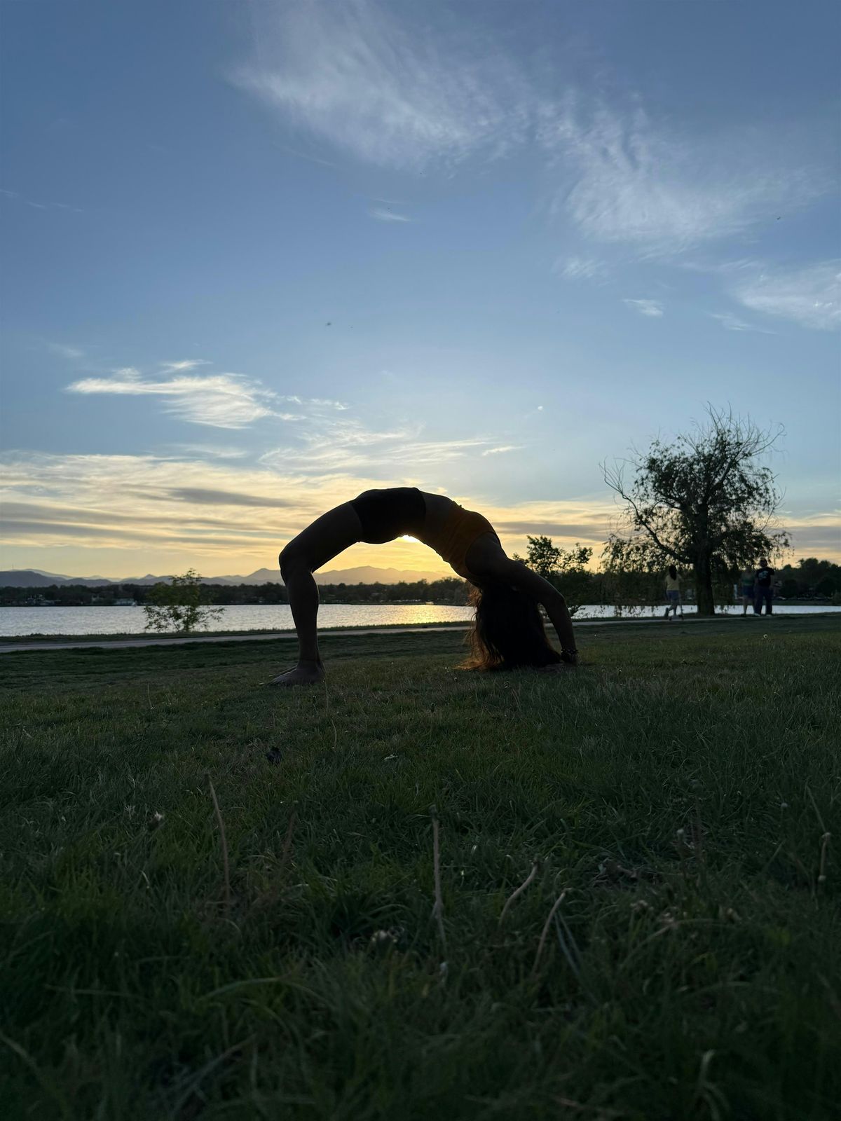 SUNSET YOGA AT THE LAKE!