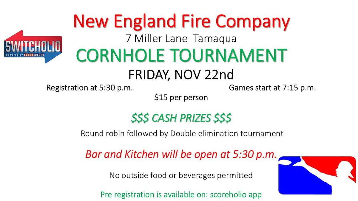 Cornhole tournament 