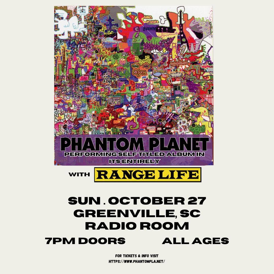 Phantom Planet: 20th Anniversary of Self-Titled with Range Life