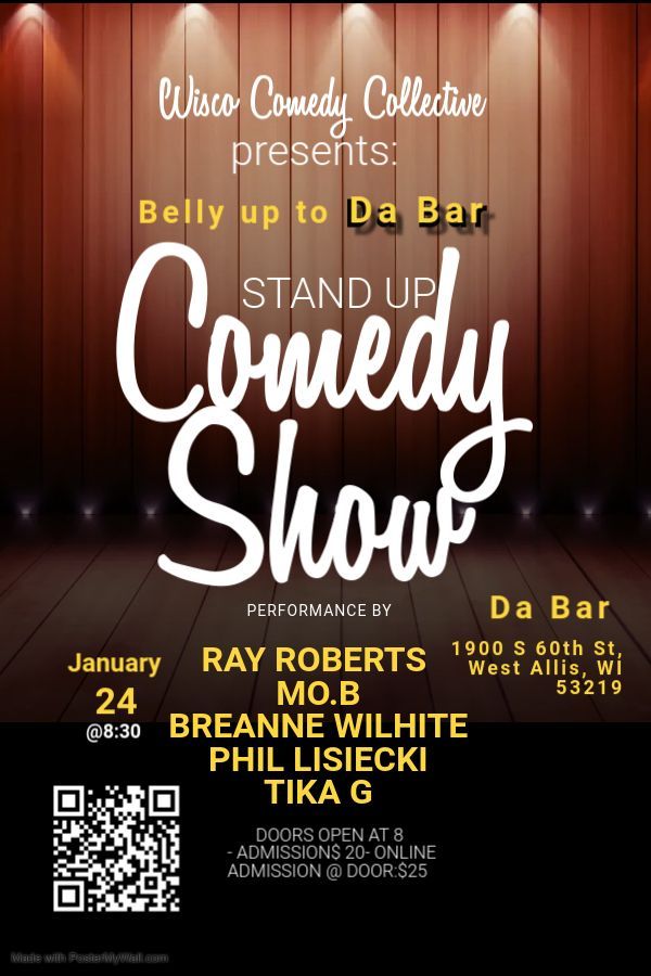 Belly up to DA BAR Comedy Show