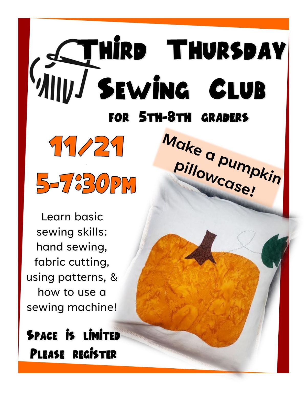 Third Thursday Sewing Club