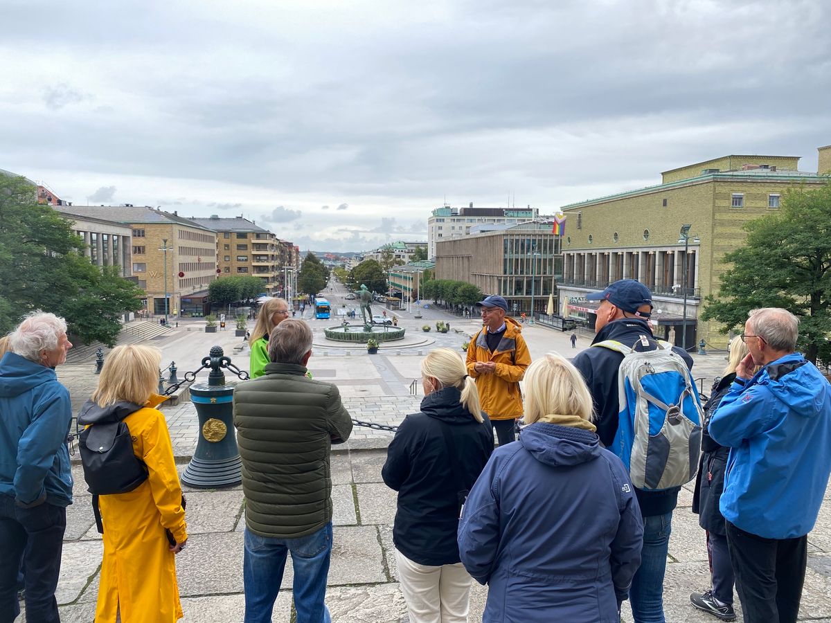 Arkitekturvandring fr\u00e5n G\u00f6taplatsen till Dr Fries torg