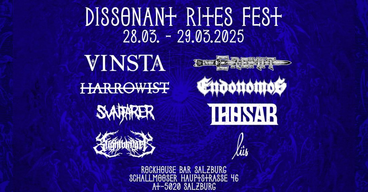 DISSONANT RITES FEST 2025