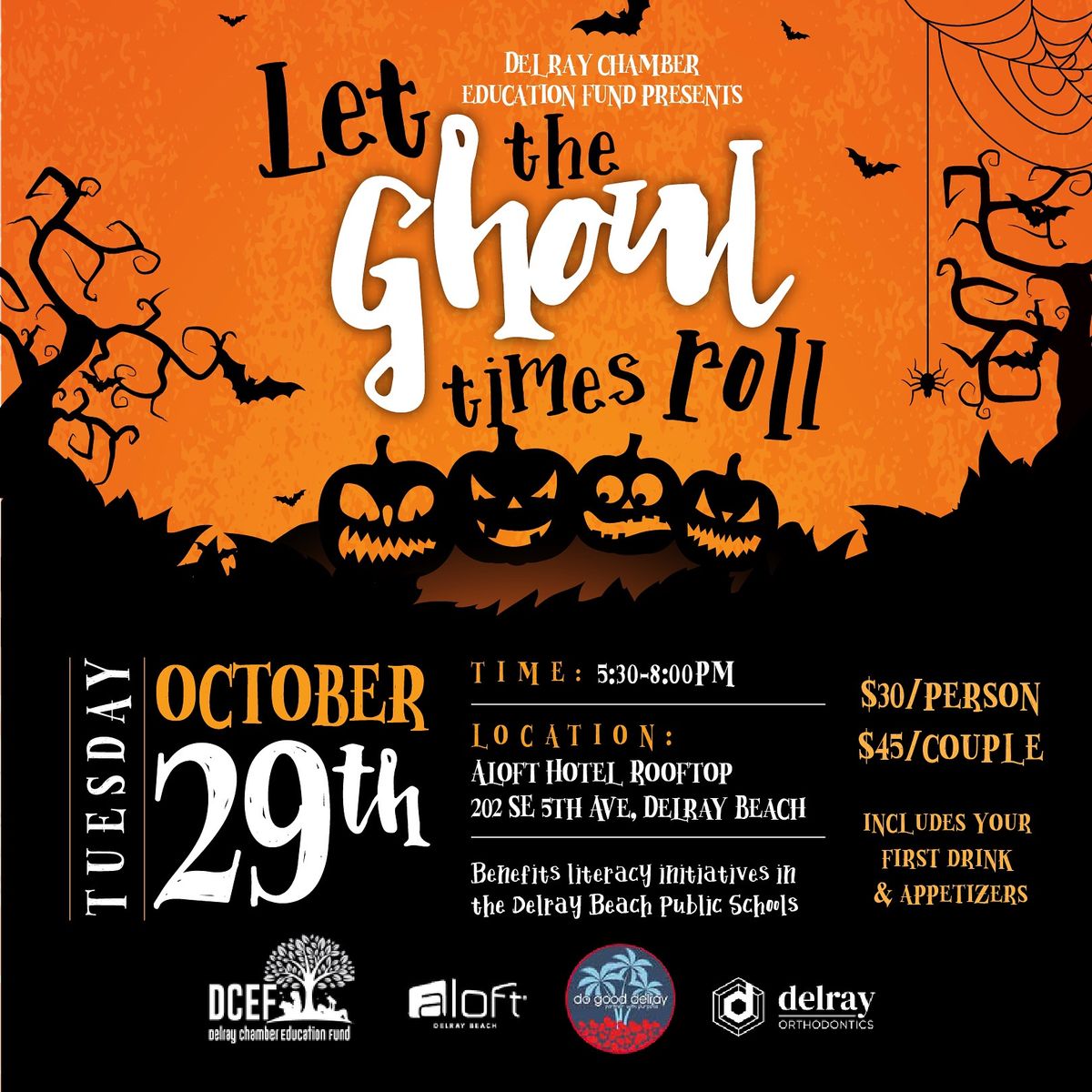 \ud83c\udf83Do Good Delray: Let the Ghoul Times Roll