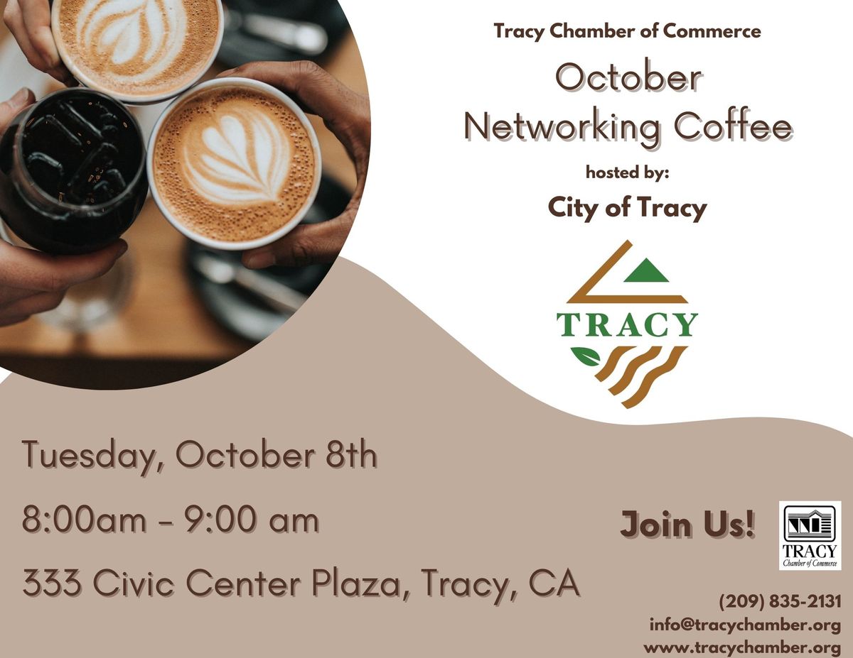 October Networking Coffee hosted by the City of Tracy