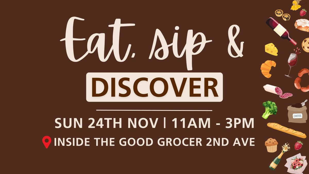 Eat, Sip & Discover