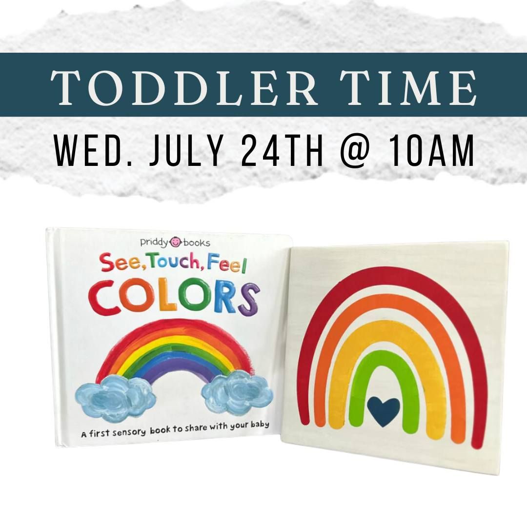 Toddler Time: Storytime & Crafting - See Touch Feel Colors with Rainbow Craft